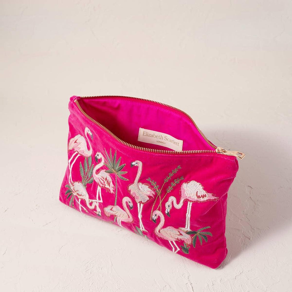 Elizabeth Scarlett Flamingo Everyday pouch – Guilty Couture