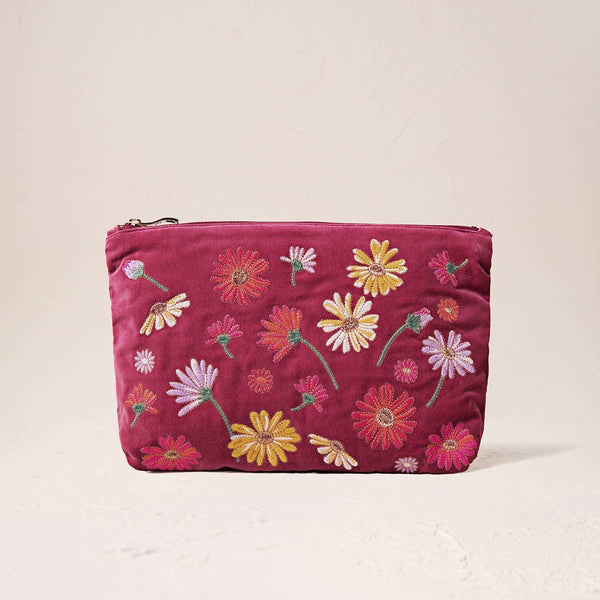 Elizabeth Scarlett Flower Mini Pouch