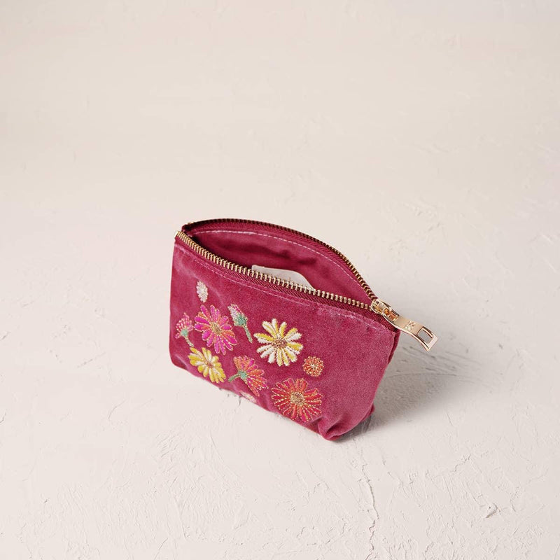 Elizabeth Scarlett Flower Coin Purse