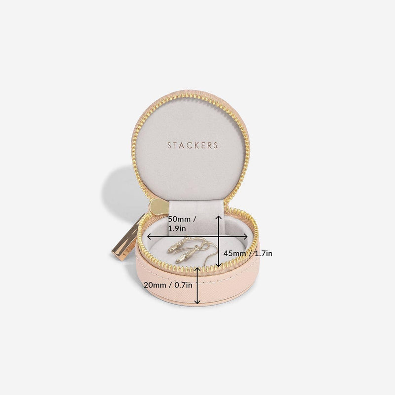 Stackers Oyster Travel Jewellery Box - Blush