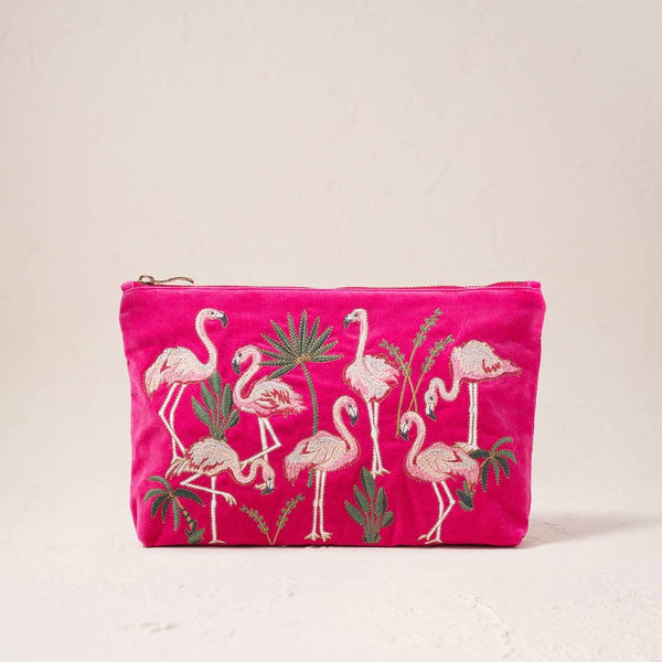 Elizabeth Scarlett Flamingo Everyday pouch – Guilty Couture
