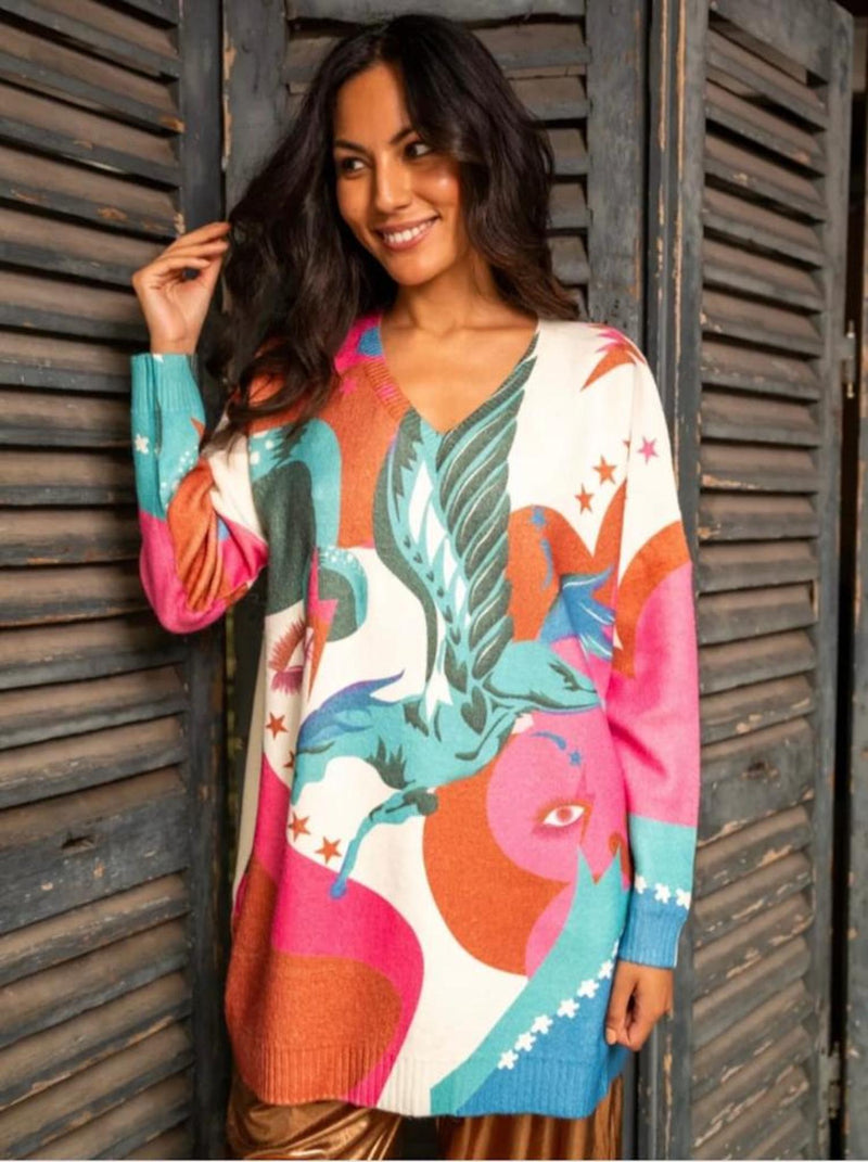 Blind For Love Jumper- Cream