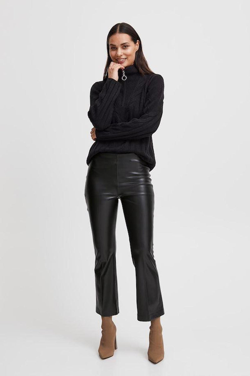 B.young PU Leather Trousers