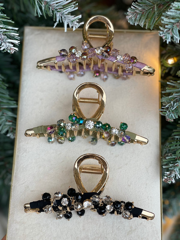 Crystal Claw Clip