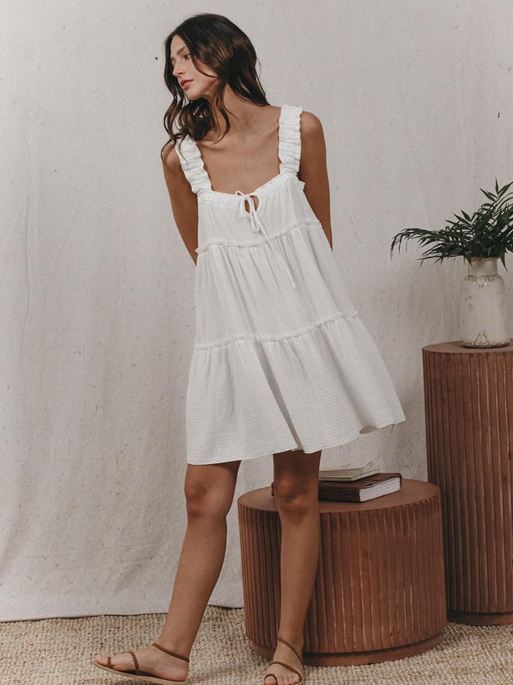 Kai Mini dress- White