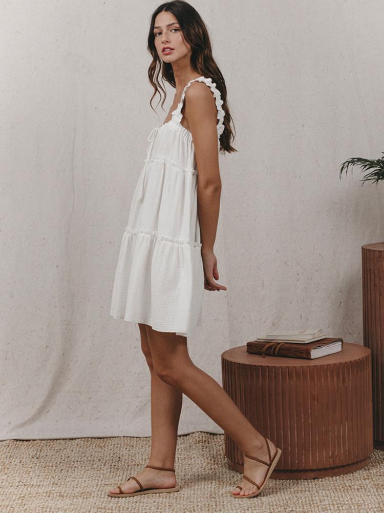 Kai Mini dress- White