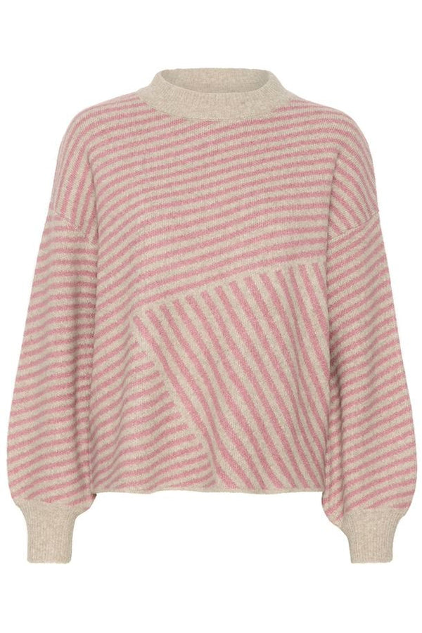 Kaffe pink stripe jumper