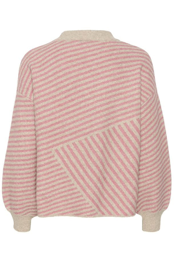 Kaffe pink stripe jumper