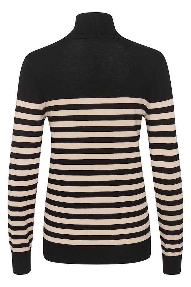 Kaffe pinstripe polo neck