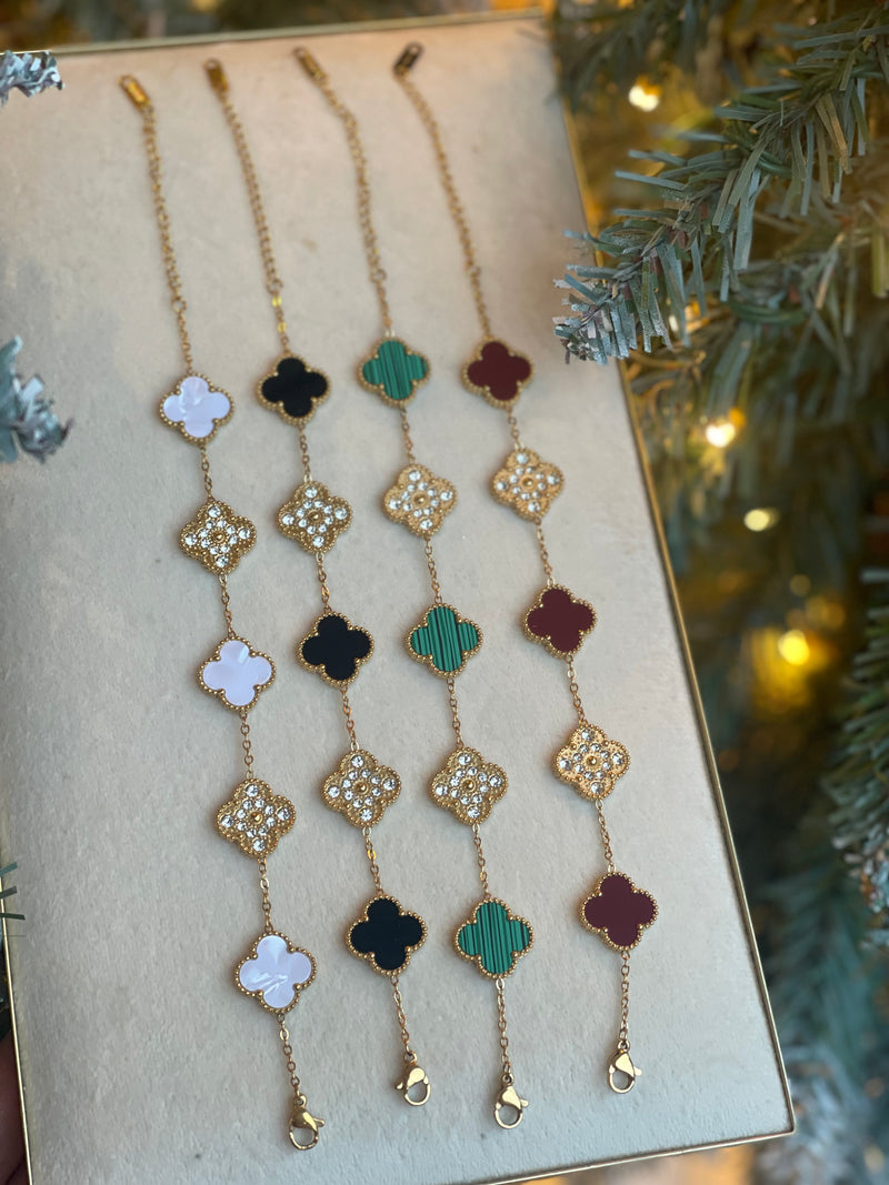 Clover Diamanté Bracelet