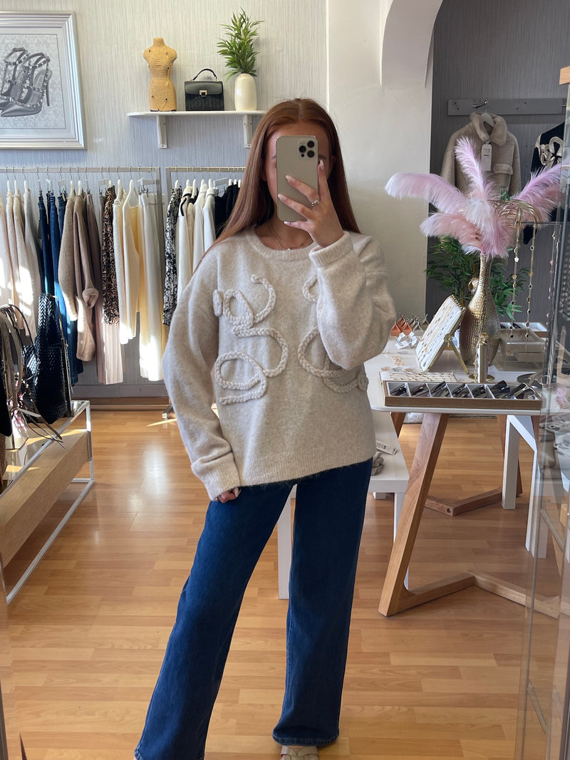 Soft Swirl knit Jumper