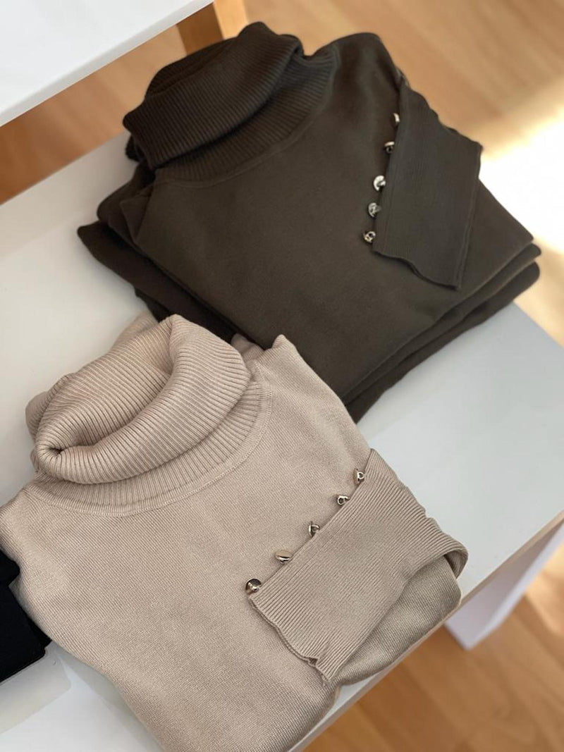 Ribbed polo jumpers- multi colours