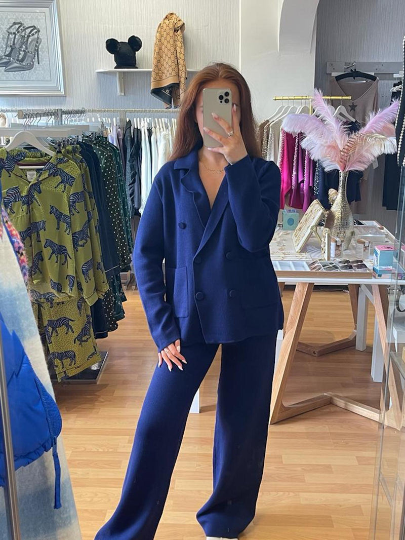Blue Button Lounge-wear