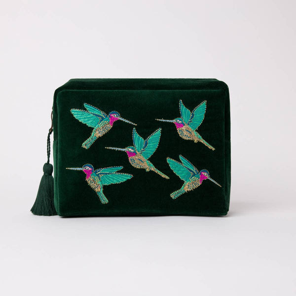 Elizabeth Scarlett Hummingbird Wash Bag