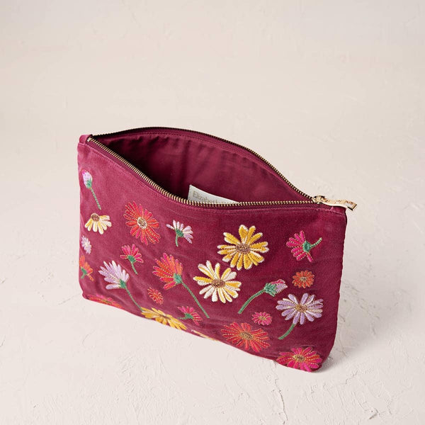 Elizabeth Scarlett Flower Mini Pouch