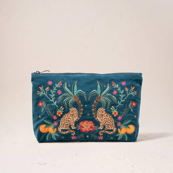 Elizabeth Scarlett Tropical Jaguar Everyday pouch