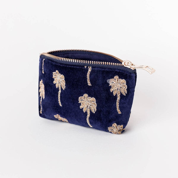 Elizabeth Scarlett Gold Palm Coin Purse