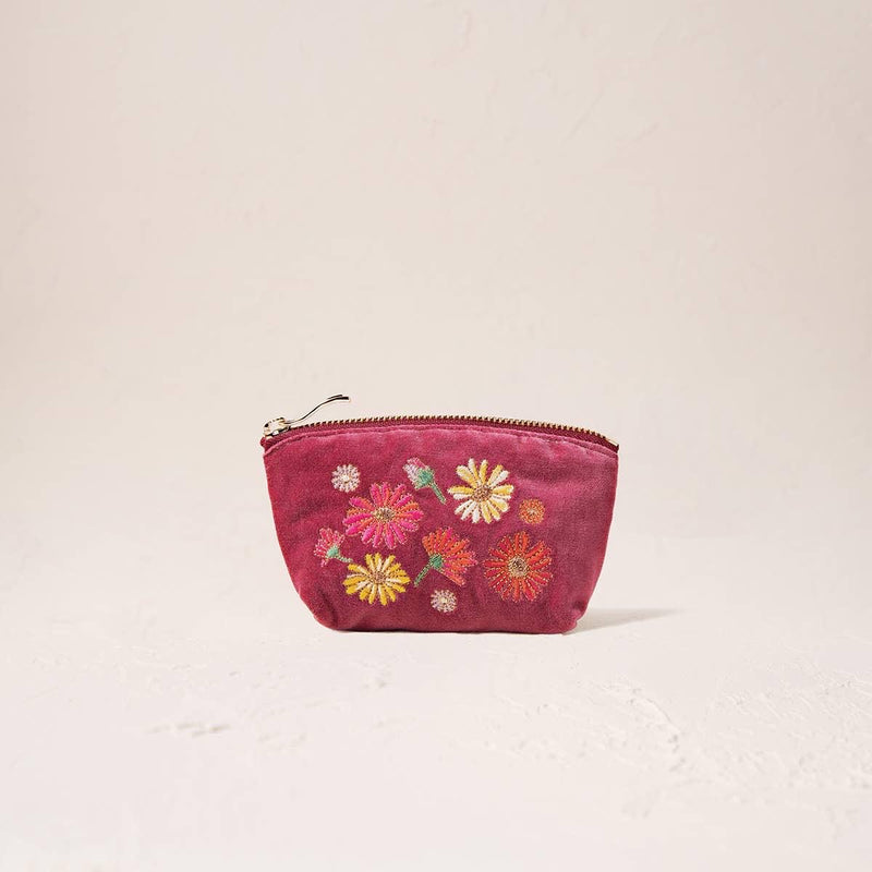 Elizabeth Scarlett Flower Coin Purse