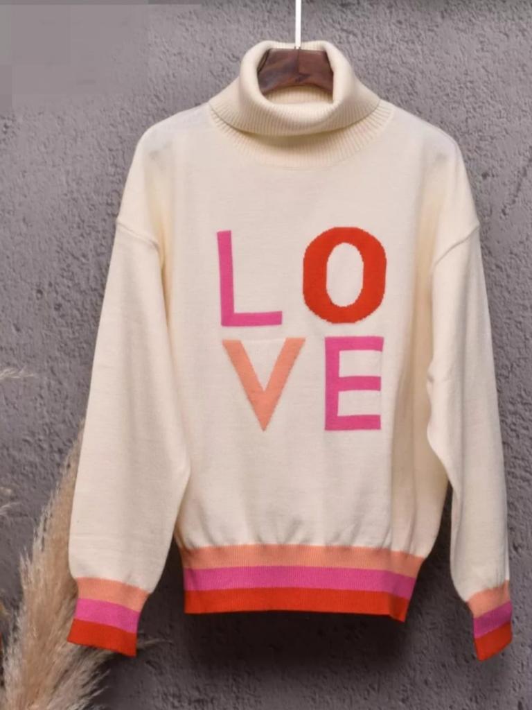 Love jumper-cream