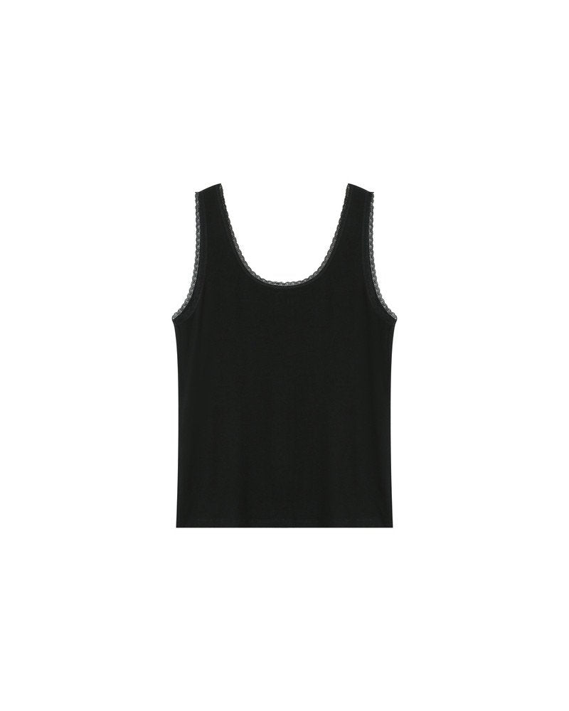 Grace & Mila Vest top in Black