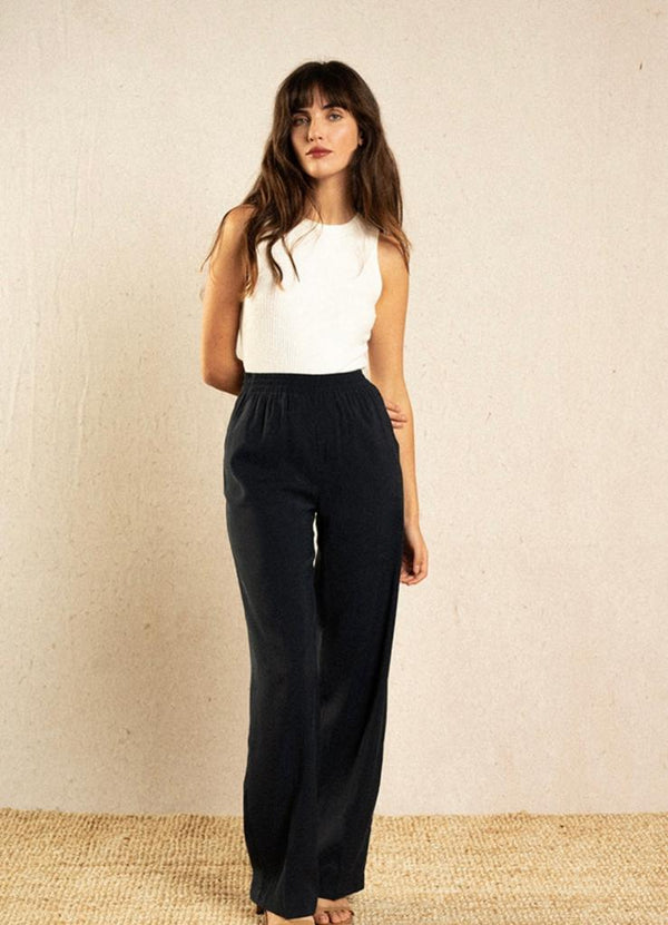 Grace & Mila wide leg trouser - Black