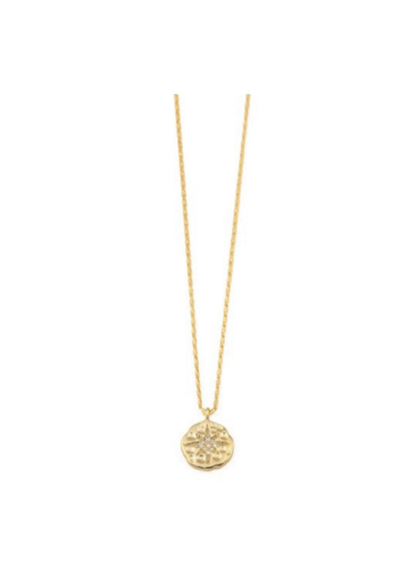 18k gold plated Cubic Zirconia Star Necklace