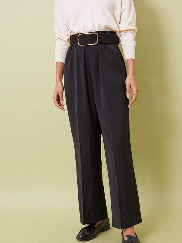 Grace & Mila wide leg trouser - Black
